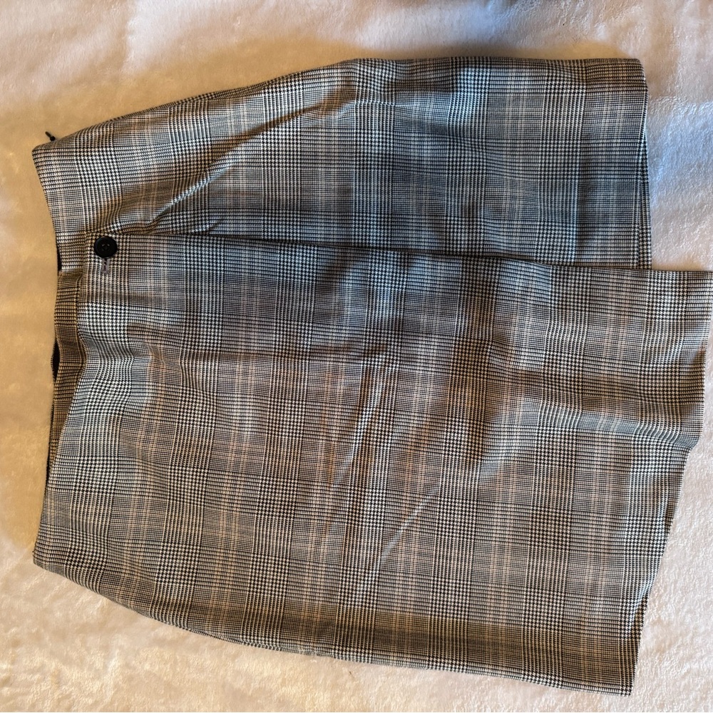 Babaton Monochrome Plaid Skirt